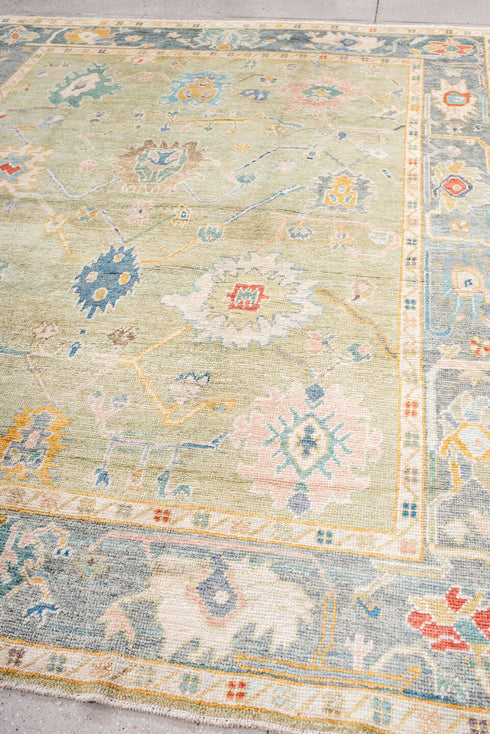 Vintage Oushak Area Rug (8' x 10')